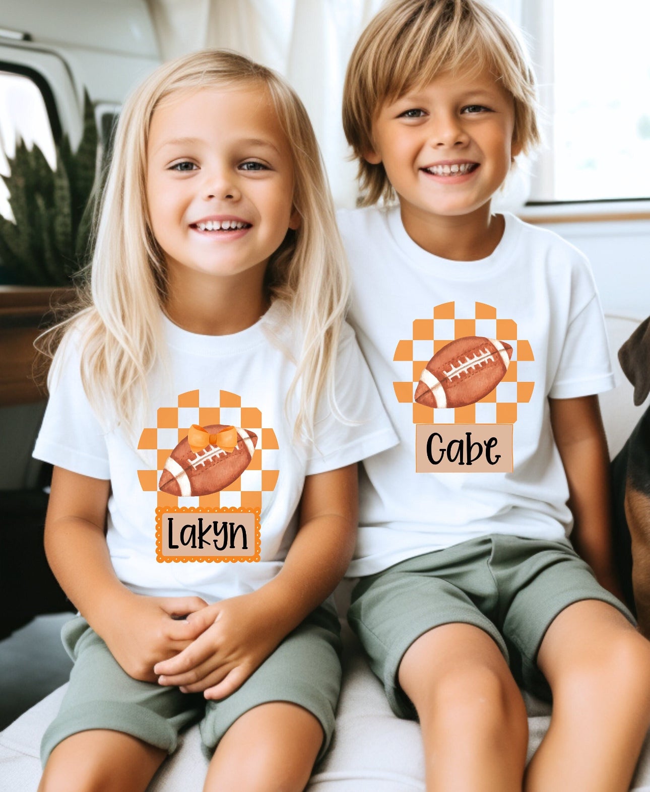 Kids personalized Vols shirt