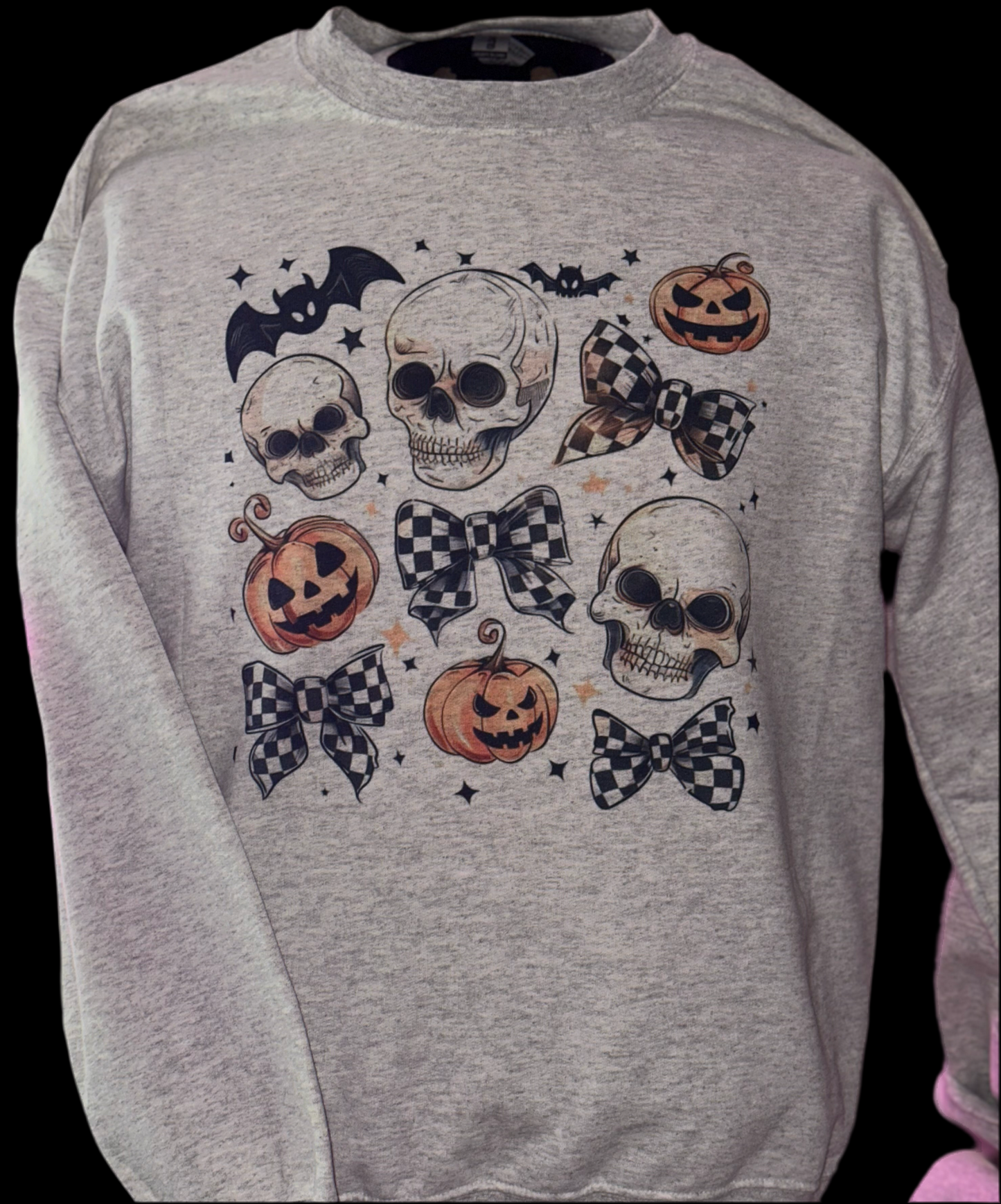 Skull and Bows Sweatshirt