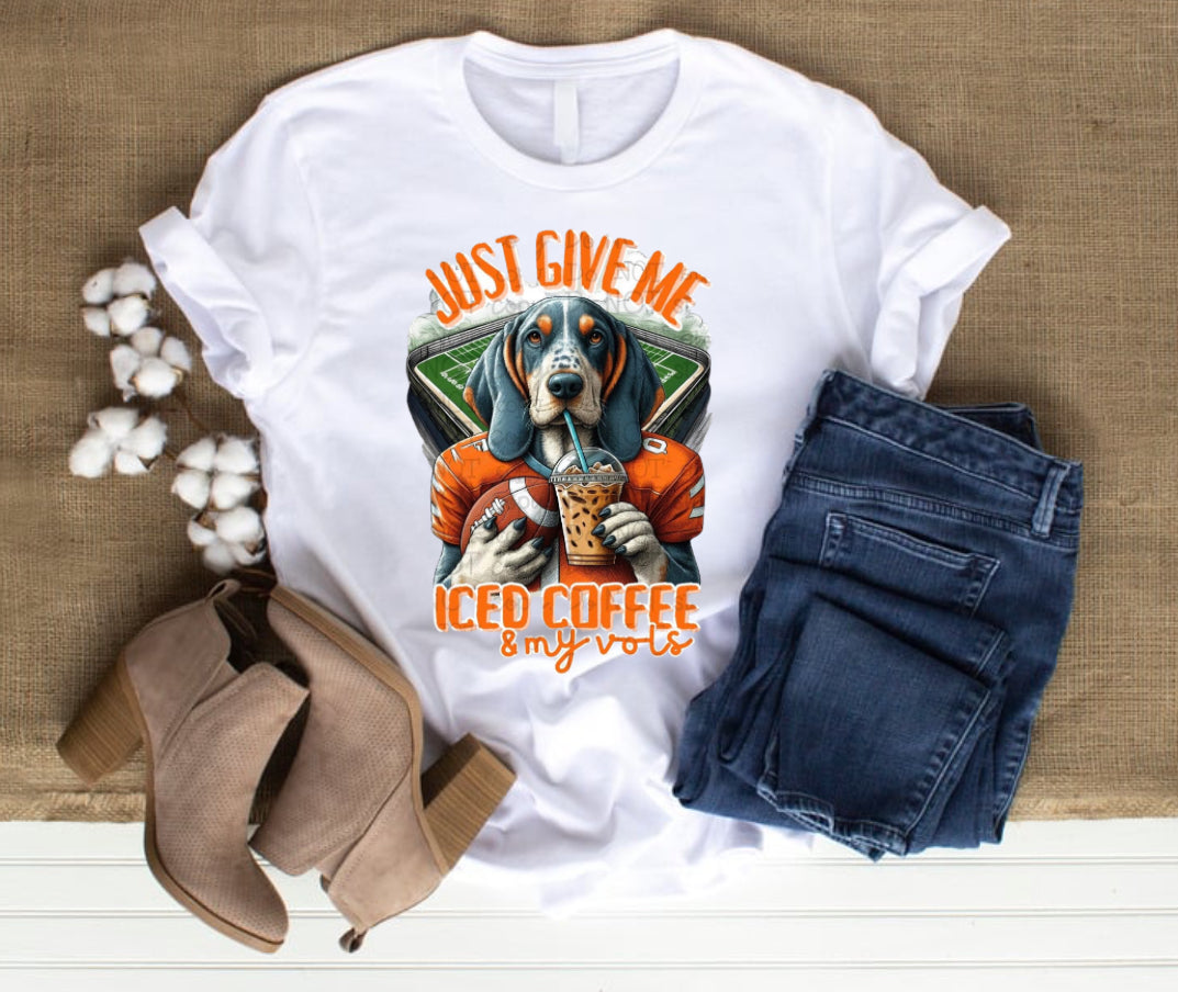 Tennessee Vols and iced coffee shirt