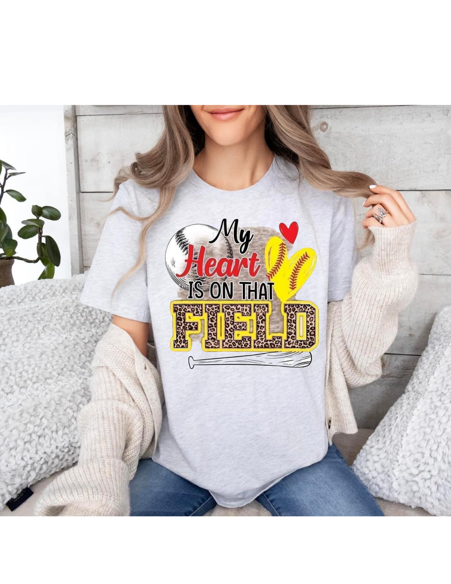 Softball Heart