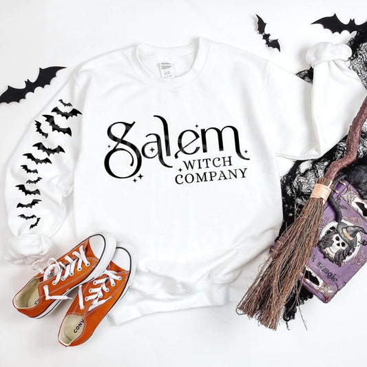 Salem with company sweatshirt