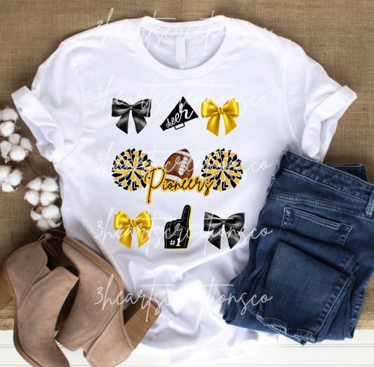 Pioneer Cheer shirt