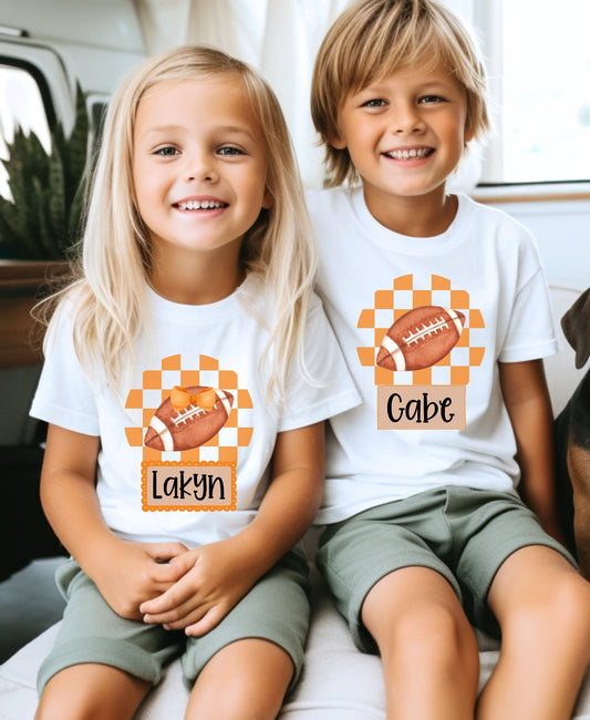 Kids personalized Vols shirt