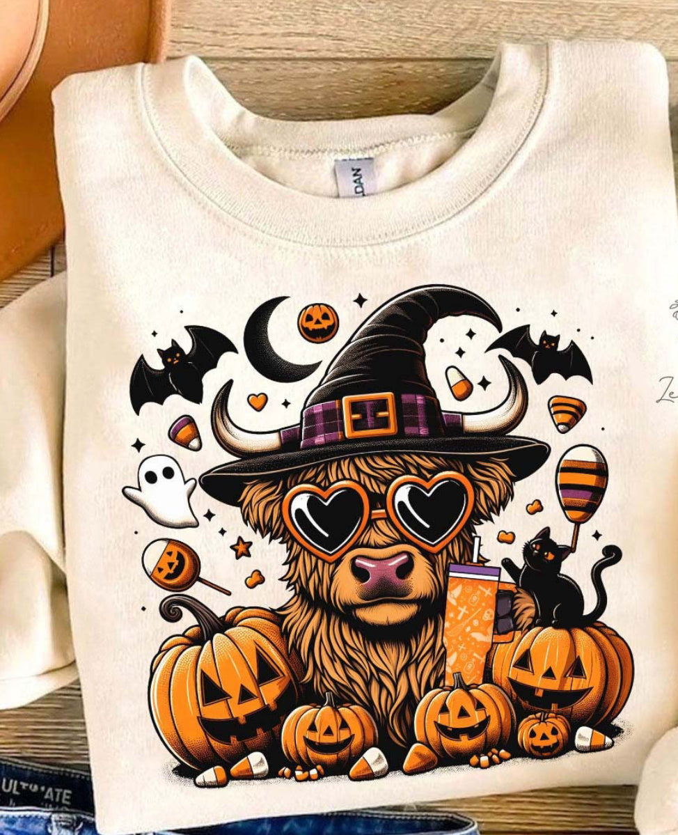 Cow Halloween sweatshirt