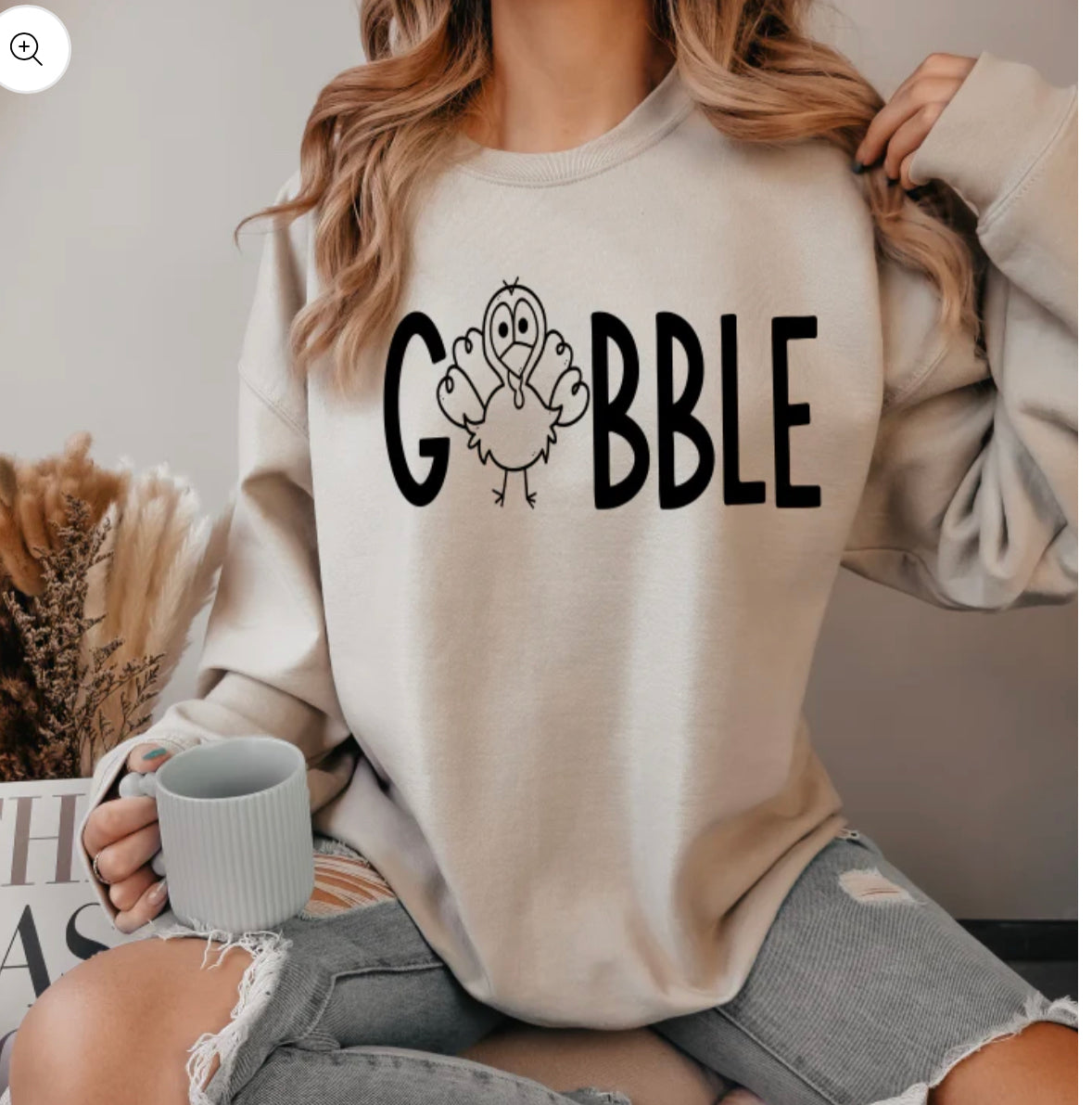 Gobble thanksgiving sweatshirt