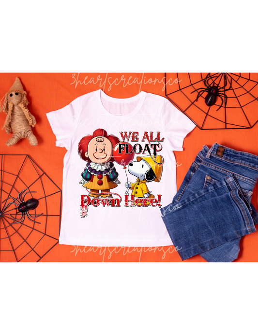 charlie and snoopy we all float