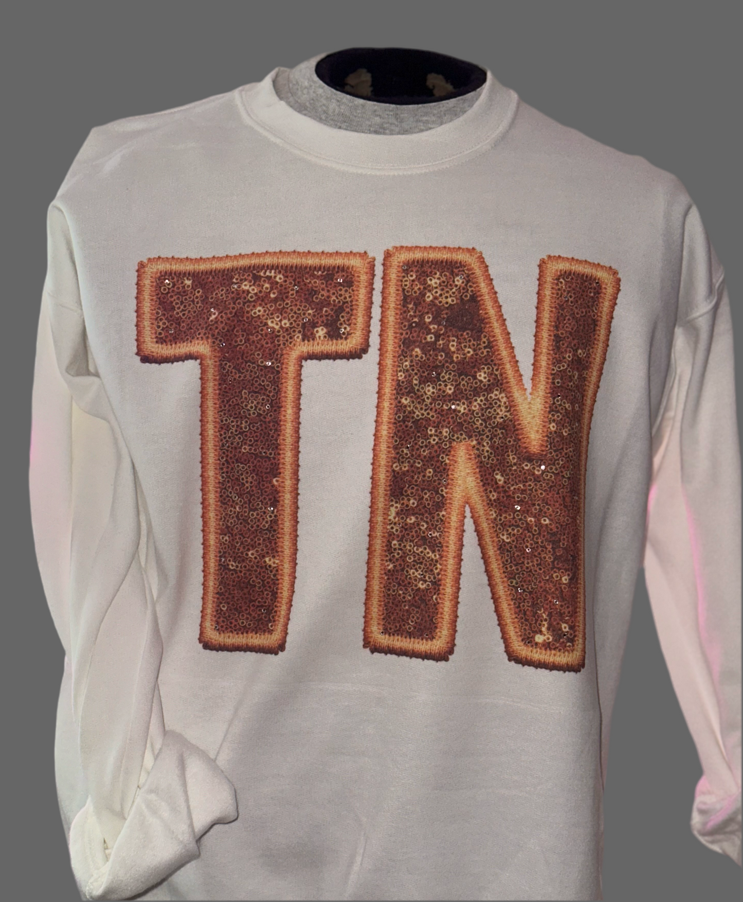 Faux sequin TN vols sweatshirt
