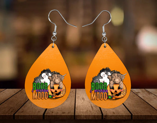 Halloween Cows Earrings