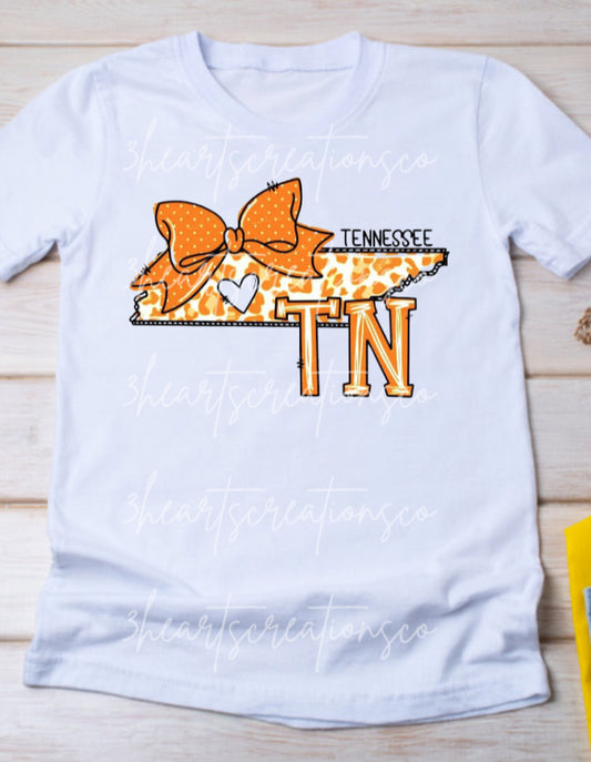 Tn Vols with bow shirt