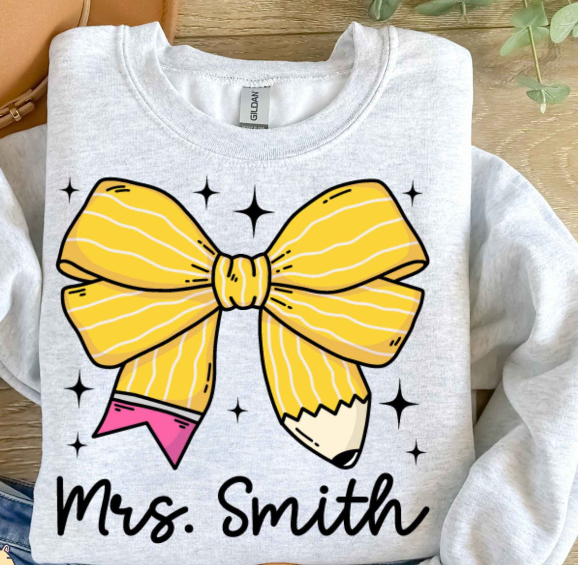 Personalized teacher sweatshirt