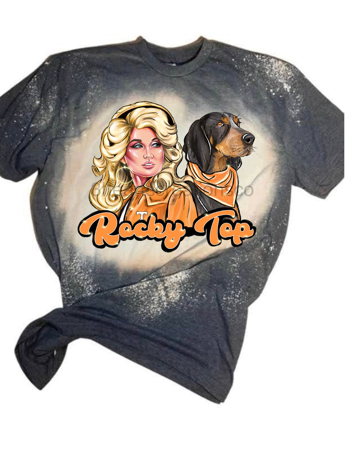 Dolly and Rocky tshirt w/rhinestones