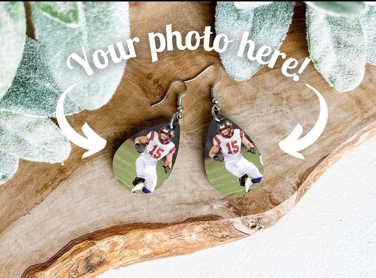 Personalized Sports Earrings