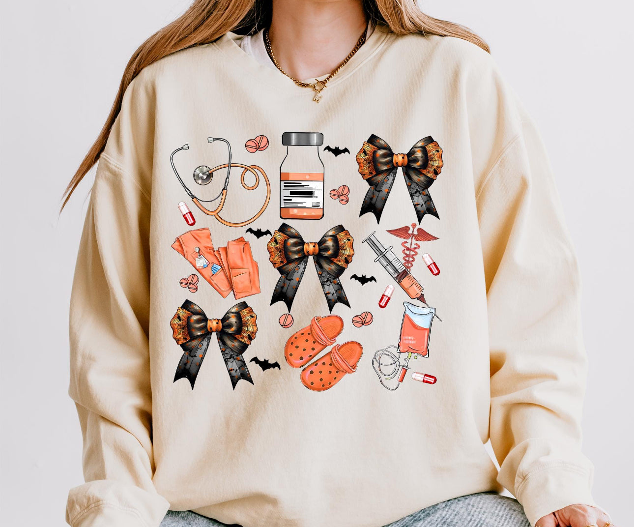 Nurse Halloween sweatshirt