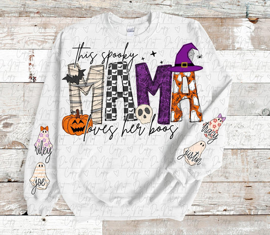 Personalized Mama Sweatshirt
