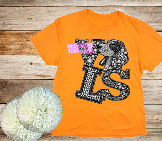 Vols shirt with or without rhinestones