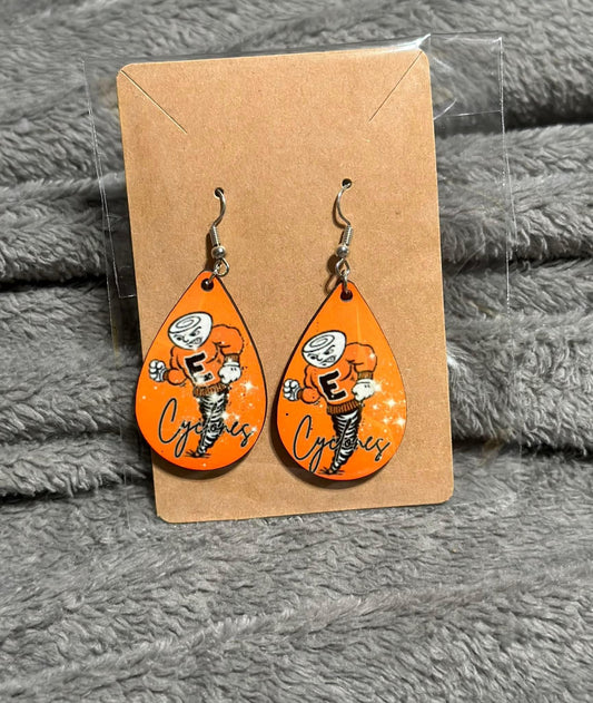 Elizabethton Cyclones Earrings