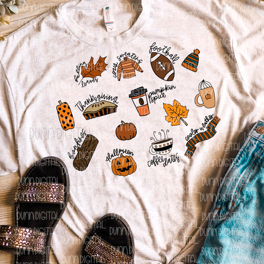 Fall favorites shirt