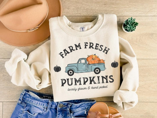 Farm Fresh Pumpkins fall sweatshirt